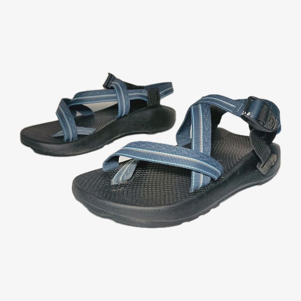 Chaco Mens Z/Cloud 2 Hiking Sandals Olas Blue Size 8 US J105763 Adjustable Strap